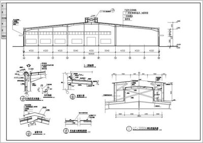 某地单层钢结构仓库建筑设计施工图